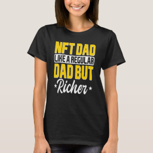 Camiseta Nft Token Não Fungível Pai Trader Blockchain Pai G