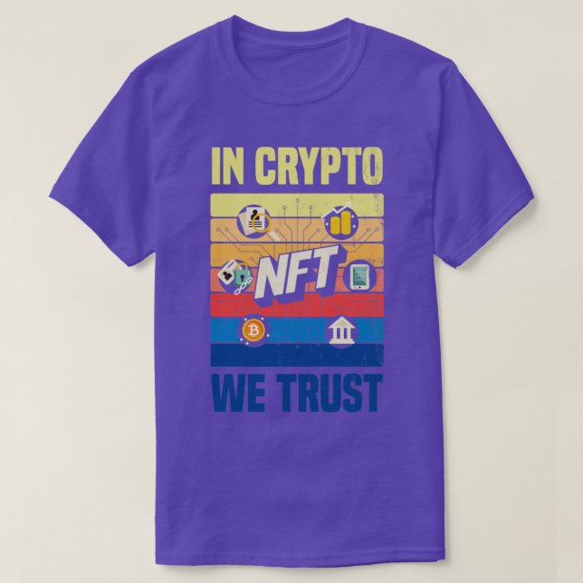 Camiseta NFTs Crypto Art em Crypto We Tru (Frente do Design)