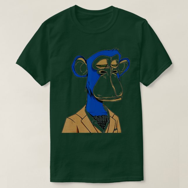 Camiseta NFTs macacos Novelty Sarcastic Funny (Frente do Design)