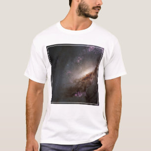 Camiseta Ngc 4258 Em Formação Estelar Intensa.