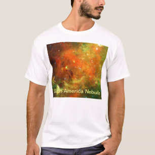 Camiseta NGC 7000 Nebulosa da América do Norte Aprimora Cor