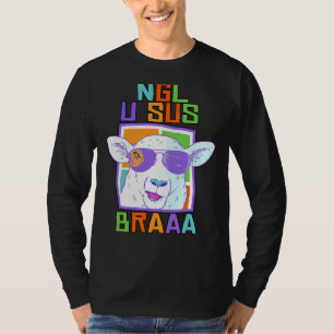 Camiseta Ngl U Sus Bro Shea Vestindo Óculos Solares Primave