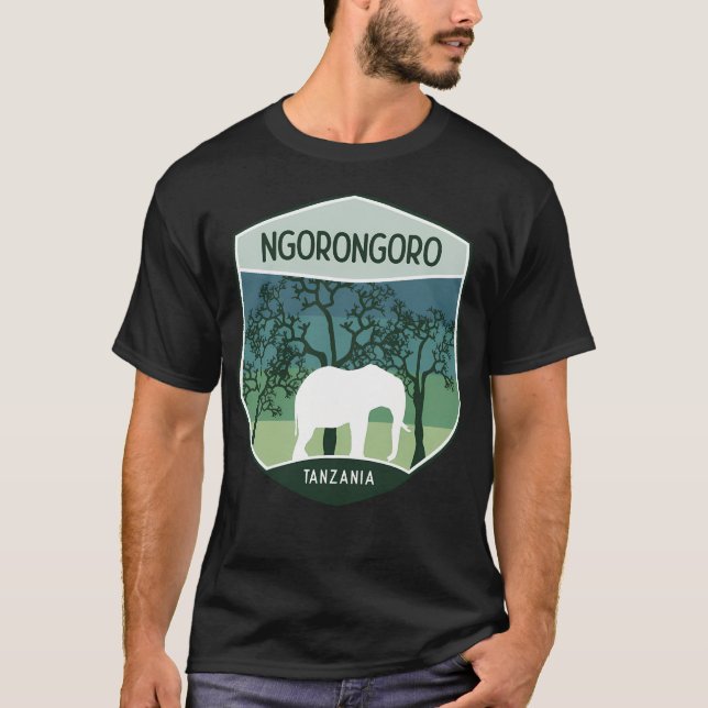 Camiseta Ngorongoro Tanzânia (Frente)