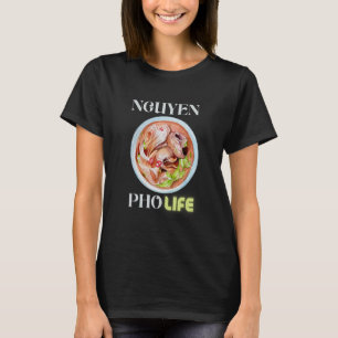 Camiseta Nguyen Pho Life Vietnamita Comida