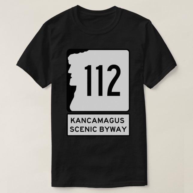 Camiseta NH 112 Kancamagus Scenic Byway New Hampshire Leaf (Frente do Design)