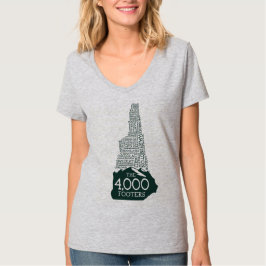 Camiseta NH 4000 pés Camiseta-T-Pescoço feminino