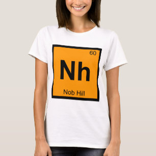 Camiseta Nh - Nob Hill San Francisco Símbolo Químico