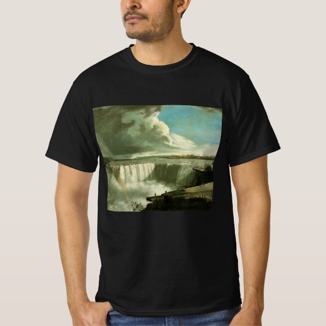 Camiseta Niagara Cai de Mesa Rock de John Vanderlyn (Frente)