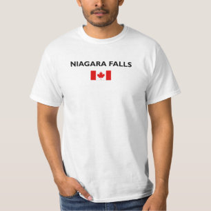 Camiseta Niagara Cai no Canadá - Sinalizador canadense Ligh