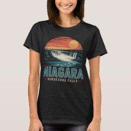 Camiseta Niagara cai no Ontário Nova Iorque