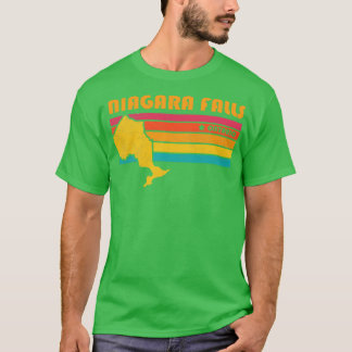 Camiseta Niagara Cai Ontario Canada Vintage Afetado Tão