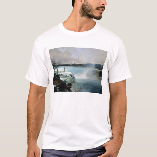 Camiseta Niagara Falls, c.1837-40 (óleo em canvas) (Frente)