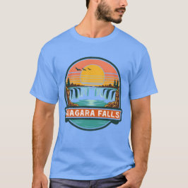 Camiseta niagara falls canada retro design 