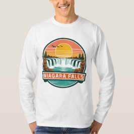 Camiseta niagara falls canada retro design 