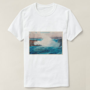 Camiseta Niagara Falls, Hiroshi Yoshida, Woodcut