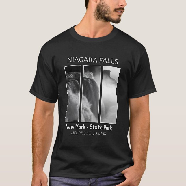Camiseta Niagara Falls New York Usa State Park Souvenir (Frente)