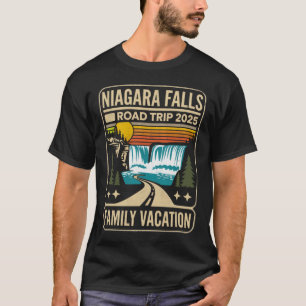 Camiseta Niagara Falls Road Trip 2025 Férias Familiares