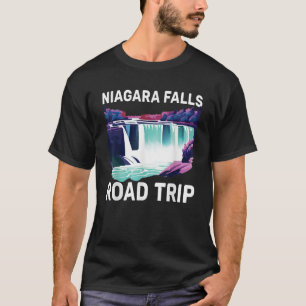 Camiseta Niagara Falls Road Trip Souvenir Férias de Verão N