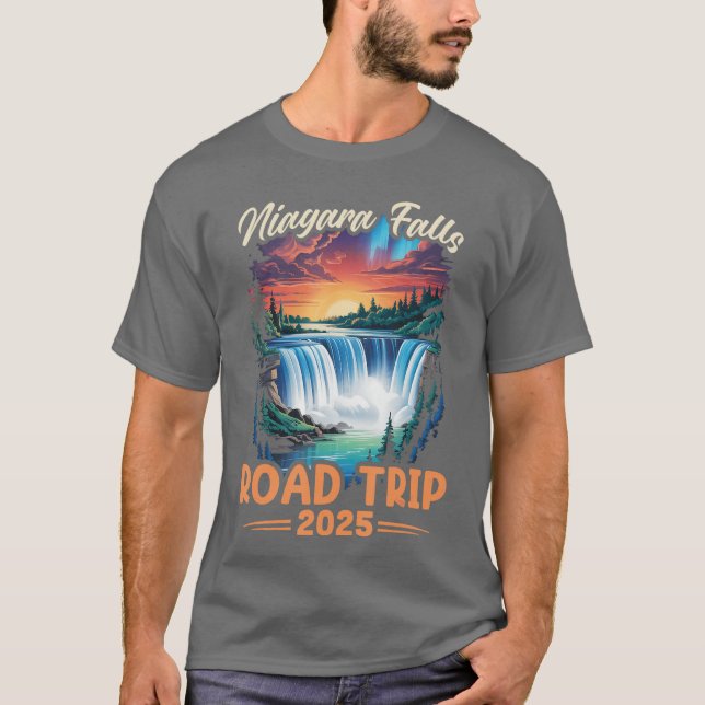 Camiseta Niagara Falls Roadrip Family Vacationrip Men Women (Frente)