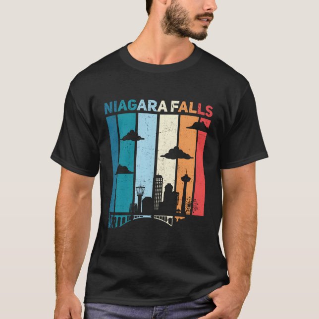 Camiseta Niagara Falls Waterfall Canada Niagara Falls (Frente)