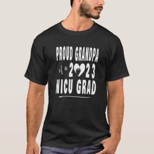 Camiseta NIC Mens NICU Graduation Family Proud Grandpa 2023
