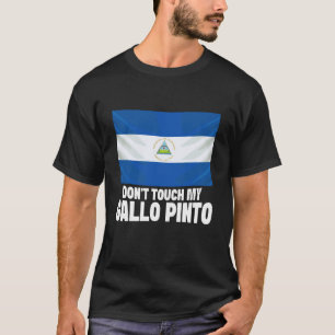 Camiseta Nicarágua Frango Gallo Pinto Não Toque Gallo Pin