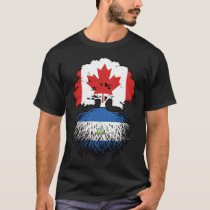 Camiseta Nicarágua, Nicarágua, canadense de raízes de árvor