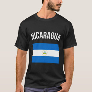 Camiseta Nicarágua Sinalizador Nicarágua Nicarágua