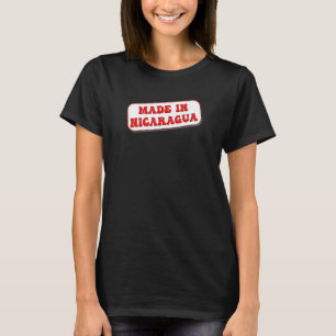 Camiseta Nicarágua Sinalizador Nicarágua Roota Mestizos His
