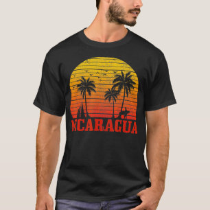 Camiseta Nicarágua Surfer Vintage Surfing Nica Souveni