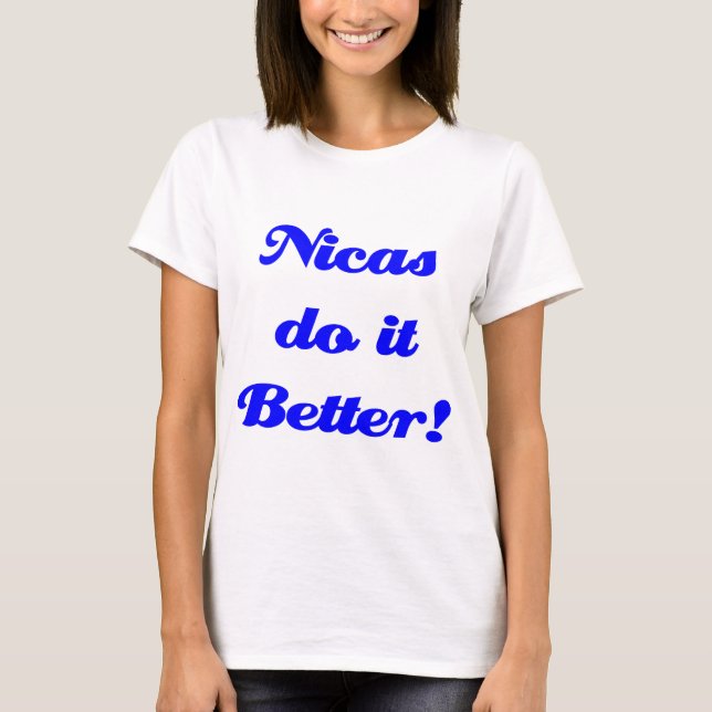 Camiseta Nicas melhora! (Frente)