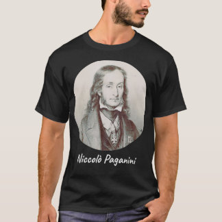 Camiseta Niccolo Paganini Compositor Portrait