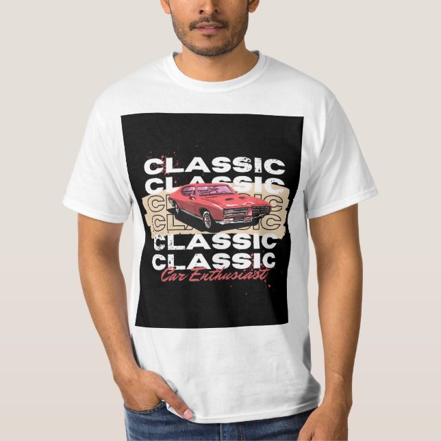 Camiseta Nice classic car design (Frente)
