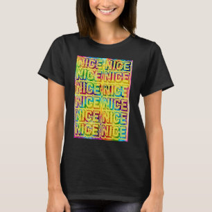 Camiseta Nice França Viagem mundial Mulheres Homens Tie Dye