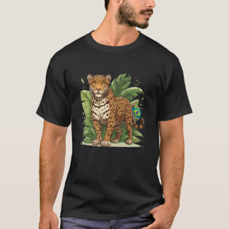 Camiseta Nice Jungle Cat for Jaguar and Brazil Lovers