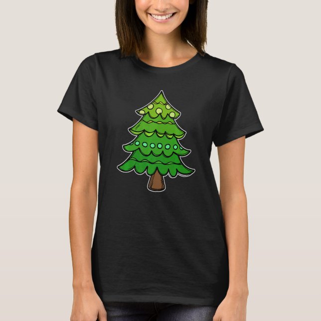 Camiseta Nice Merry Christmas Tree Xmas Party Celebration (Frente)