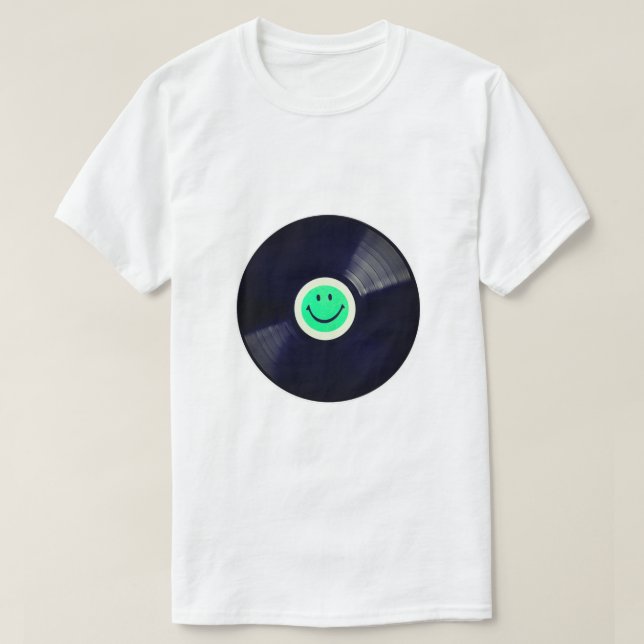 Camiseta Nice neon Happy face – Happiness – smiling face (Frente do Design)