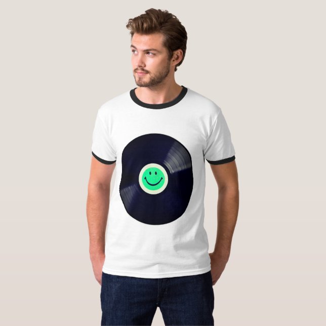 Camiseta Nice neon Happy face – Happiness – smiling face (Frente Completa)