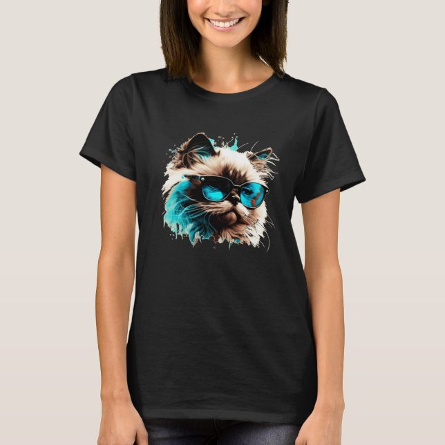 Camiseta Nice Ragdoll Cat Face (Frente)