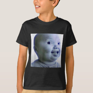 Camiseta Nicho Engraçado Bebê Geração Z Meme Ai Viral Rindo