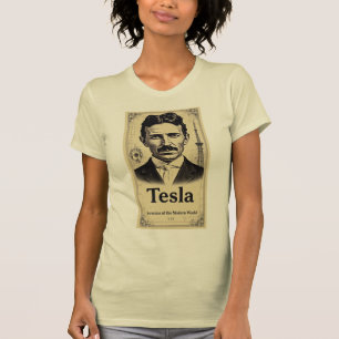 Camiseta NICHOLAS TESLA inventor do nosso mundo moderno
