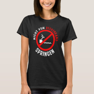 Camiseta Nicht Vom Beckenrand Jumpen Bath Master