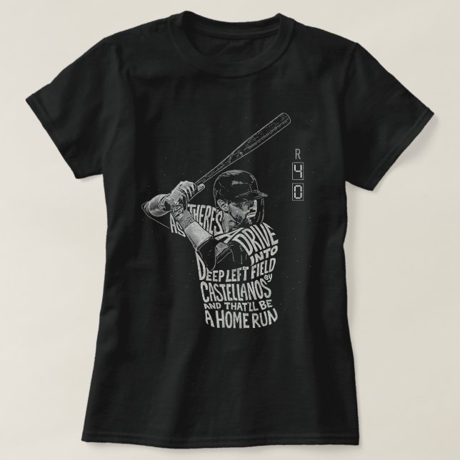 Camiseta Nick Castellanos Baseball (Frente do Design)