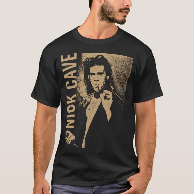 Camiseta Nick Cave E A Má Banda De Música Signature (Frente)