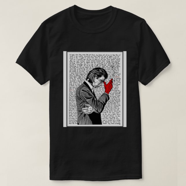 Camiseta Nick Cave T-ShirtNICK CAVE (Frente do Design)