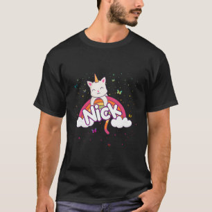 Camiseta Nick Name Com Bela Caticorn