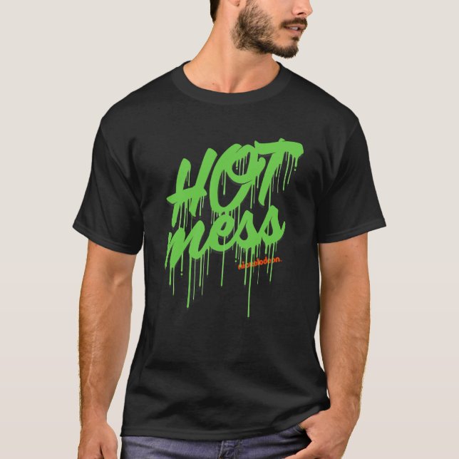 Camiseta Nickelodeon Slime Hot Mess (Frente)