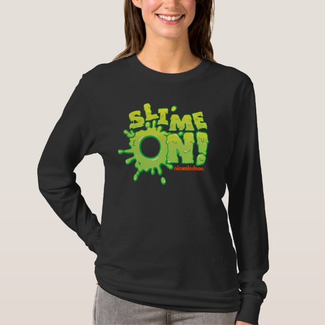 Camiseta Nickelodeon Slime Ligado e Ligado (Frente)