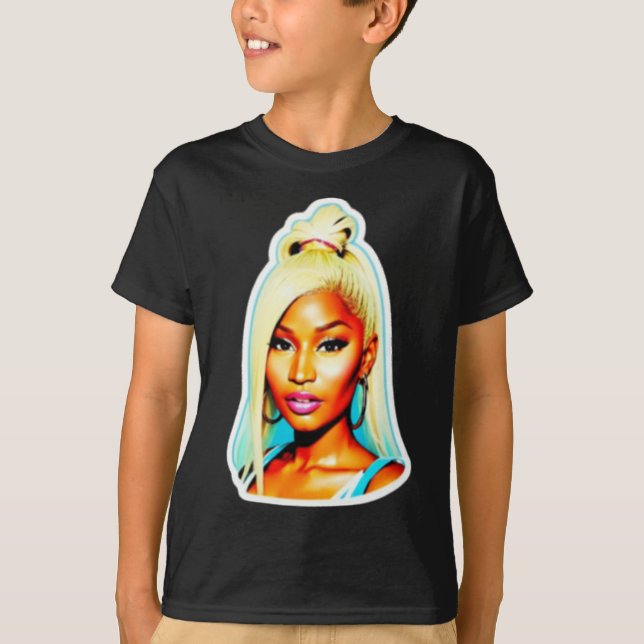 Camiseta Nicki Minaj Sticker (Frente)