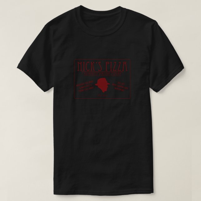 Camiseta Nick's Pizza (Frente do Design)